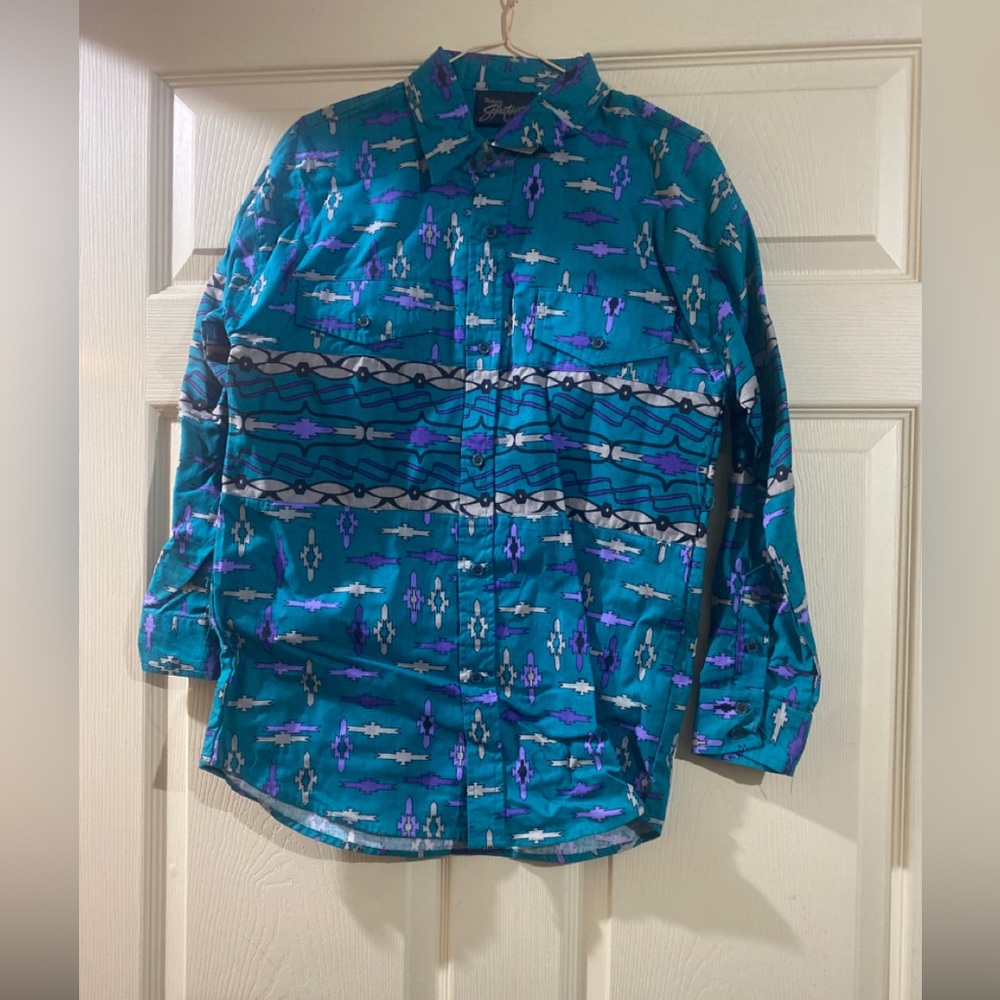 NWOT boys vintage western shirt